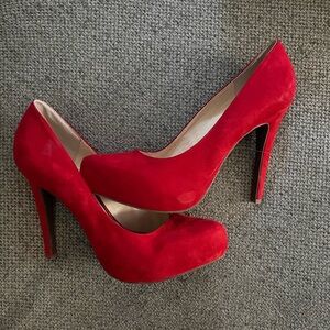 Jessica Simpson Red Heel Pumps - Size 9